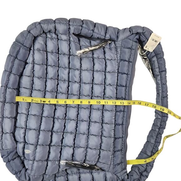 FREE PEOPLE Movement Quilted Carryall Tote Bag Slate Sold Out Color NWT - Picture 5 of 5
